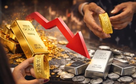 एक ही दिन में गिरा सोने का भाव, चांदी 16000 रुपये हुई सस्ती, जानें आज का लेटेस्ट रेट