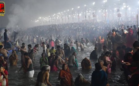 माघ पूर्णिमा पर संगम में आस्था का सैलाब, प्रयागराज में 90 लाख श्रद्धालुओं ने किया पवित्र स्नान