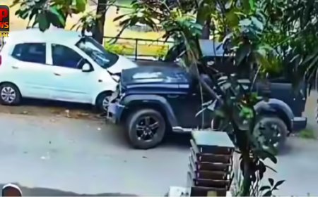 शादी में टशन दिखाना पड़ा भारी, किराये की थार से कार-बाइक को मारी टक्कर, बीटेक छात्र गिरफ्तार