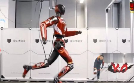 उसैन बोल्ट से भी तेज दौड़ा रोबोट, चीनी कंपनी के वीडियो ने मचाई सनसनी