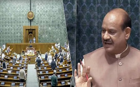 लोकसभा स्पीकर ओम बिरला के खिलाफ अविश्वास प्रस्ताव की तैयारी, संसद में हंगामे से ठप हुई कार्यवाही