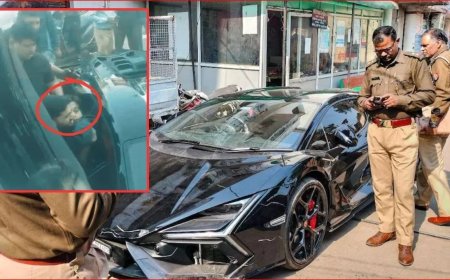 कानपुर लैंबॉर्गिनी हादसा… शिवम मिश्रा ड्राइवर था या नहीं, पिता–पुलिस आमने-सामने