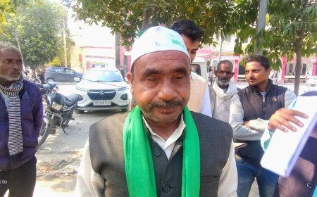 गाड़ी का शीशा तोड़ा, दी जान से मारने की धमकी… अमेठी में पीड़ित ने तहसील पहुंच मांगा इंसाफ