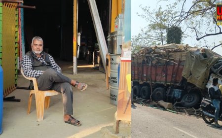 अमेठी में तेज रफ्तार डंफर का कहर: मॉर्निंग वॉक पर निकले दो लोगों को मारी टक्कर, एक की मौत