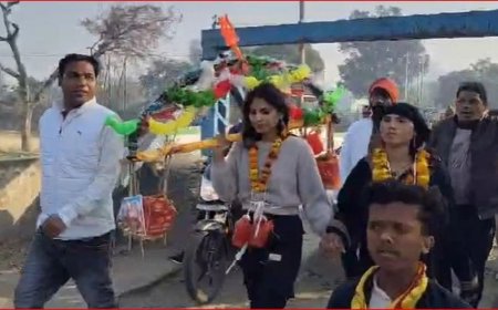 हर-हर महादेव के जयकारों के साथ कांवड़ यात्रा पर निकली उजमा खान, बोली– मेरी मन्नत पूरी हुई तो अब हिंन्दू लड़के से शादी करूंगी