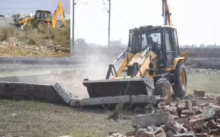 लखनऊ में एलडीए की बड़ी कार्रवाई, 40 बीघा में फैली 8 अवैध प्लाटिंग ध्वस्त, डालीबाग में कॉम्पलेक्स सील