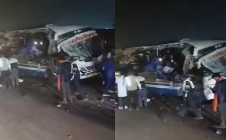 बदायूं में बरेली-मथुरा हाईवे पर दो बसों की भीषण टक्कर, तीन बरातियों की मौत, 20 से अधिक घायल