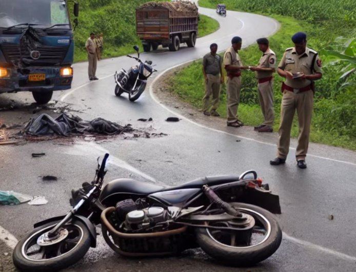 जैनबगंज बाजार में आमने-सामने बाइक टक्कर, दो युवकों की मौके पर मौत; गांवों में शोक की लहर