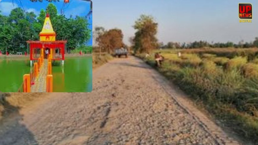 लखीमपुर खीरी: देवरी गांव की सड़क 9 साल से जर्जर, ग्राम प्रधान की मांगों पर नहीं हो रही सुनवाई