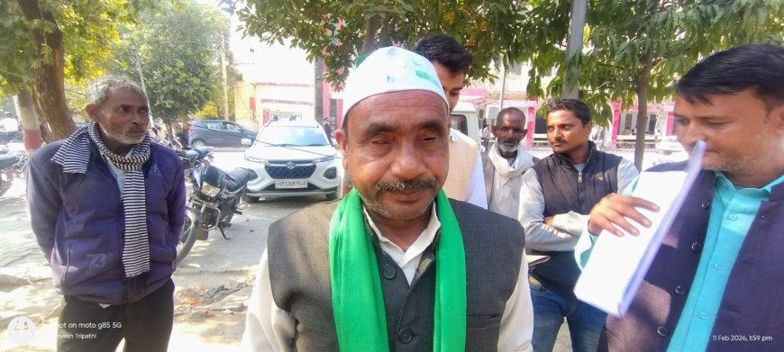 गाड़ी का शीशा तोड़ा, दी जान से मारने की धमकी… अमेठी में पीड़ित ने तहसील पहुंच मांगा इंसाफ