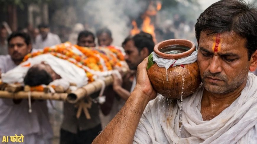 दाह संस्कार के समय घड़ा फोड़ने के पीछे क्या है मान्यता? जानिए शास्त्रों में क्या लिखा है