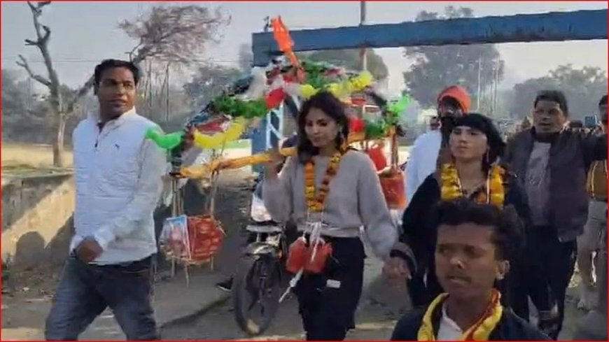 हर-हर महादेव के जयकारों के साथ कांवड़ यात्रा पर निकली उजमा खान, बोली– मेरी मन्नत पूरी हुई तो अब हिंन्दू लड़के से शादी करूंगी