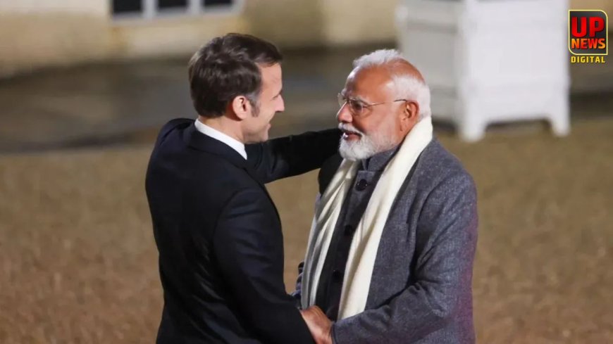 भारत पहुंचे फ्रांस के राष्ट्रपति इमैनुएल मैक्रों, रक्षा और AI सहयोग पर होगी अहम चर्चा