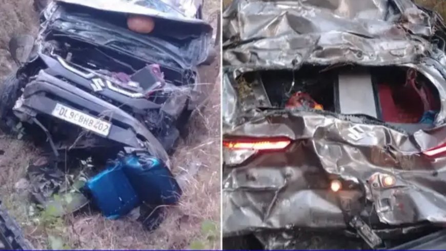 अल्मोड़ा में दर्दनाक सड़क हादसा: 150 मीटर गहरी खाई में गिरी कार, 11 माह के मासूम समेत तीन की मौत