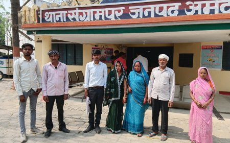 अमेठी में पुलिस का ऑपरेशन चक्रव्यूह जारी, अश्लील गाने गाने पर दो युवक जेल भेजे गए, भागने जा रहे प्रेमी-युगल की कराई शादी