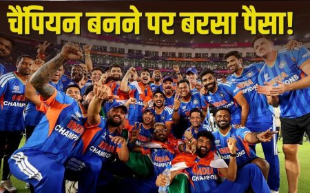 T20 वर्ल्ड कप जीतते ही टीम इंडिया पर पैसों की बारिश, मिली रिकॉर्डतोड़ प्राइज मनी