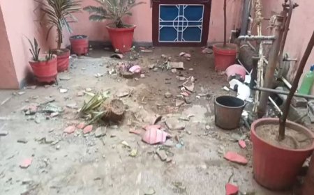 बिजनौर में RSS जिला कार्यवाह के घर पर हमला, दो आरोपी हिरासत में; इलाके में तनाव