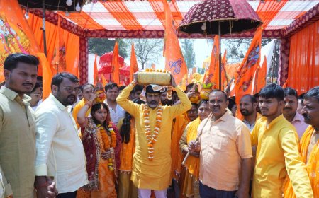 अयोध्या में 19 मार्च से नौ दिवसीय रामकथा, कलश यात्रा से हुआ शुभारंभ