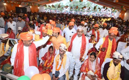 रुदौली में कामाख्या धाम महोत्सव 2.0 का भव्य आगाज, 1100 कन्या पूजन और 238 जोड़ों का सामूहिक विवाह