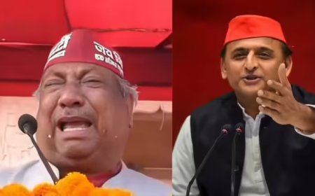 पछतावे के आंसू या प्रायश्चित?’ संजय निषाद के रोने पर अखिलेश यादव का तीखा तंज