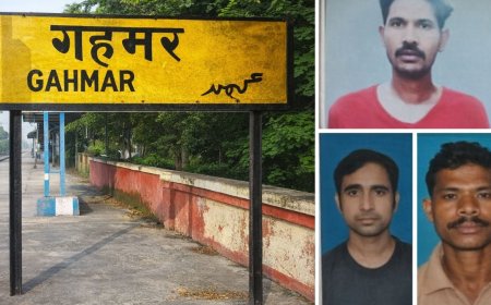 गाजीपुर में दर्दनाक हादसा, ट्रेन की चपेट में आकर तीन मजदूरों की मौत