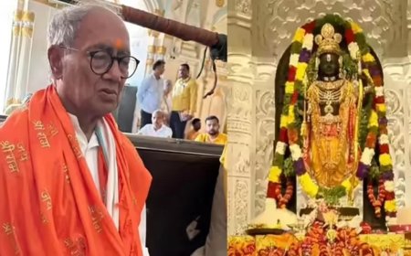 अयोध्या पहुंचे दिग्विजय सिंह, रामलला के दर्शन के बाद बोले—‘जब बुलावा आया, तब पहुंचे’
