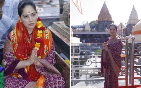 जया किशोरी ने किए बाबा महाकाल के दर्शन, बोलीं- “यहां बार-बार आने का मन करता है”