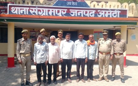संग्रामपुर पुलिस का अभियान तेज, 5 वारंटी गिरफ्तार कर भेजे गए जेल
