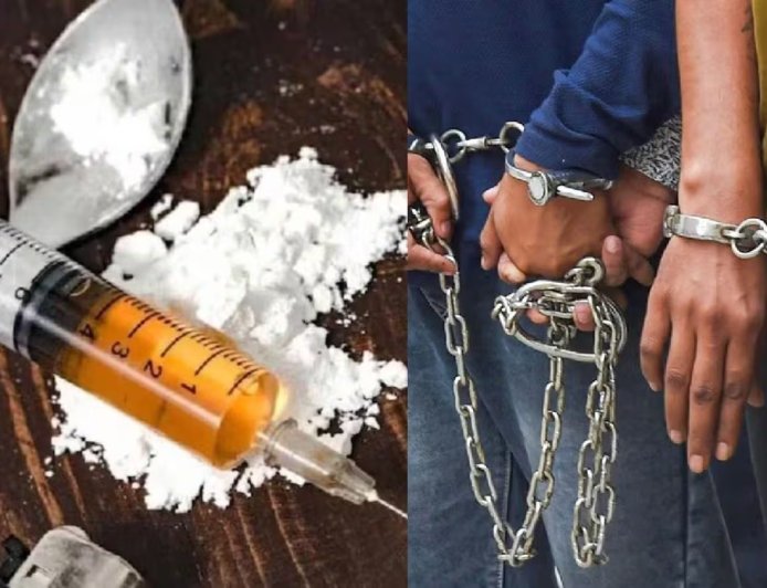 लखनऊ में 12 करोड़ की हेरोइन के साथ तस्कर गिरफ्तार, क्रेटा कार से बरामद हुई 5.549 किलो अवैध मादक पदार्थ