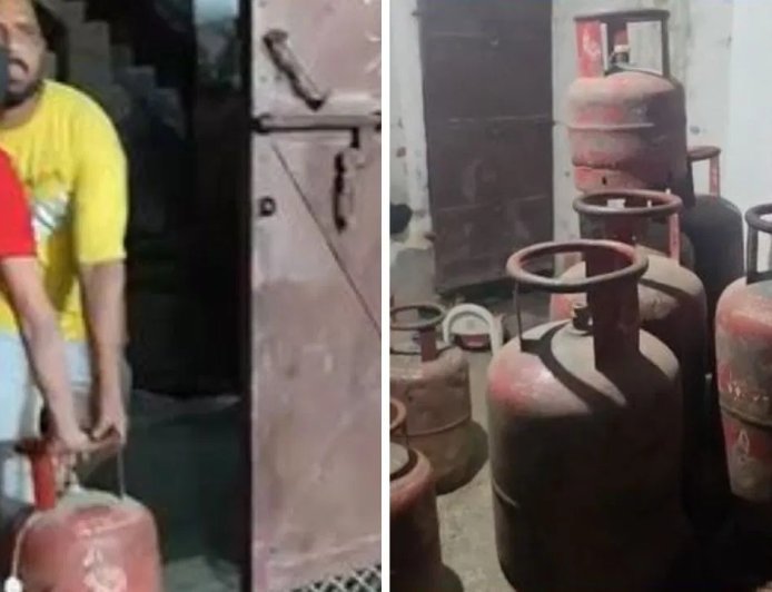 30 रुपये के लालच में गैस की कालाबाजारी… घर से 32 सिलेंडर बरामद, पुलिस ने आरोपी को किया गिरफ्तार
