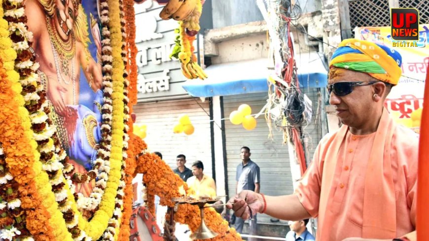 गोरखपुर में सीएम योगी का अलग अंदाज, काला चश्मा पहन खेली होली, बोले- ‘जहां धर्म होगा, वहीं विजय होगी’