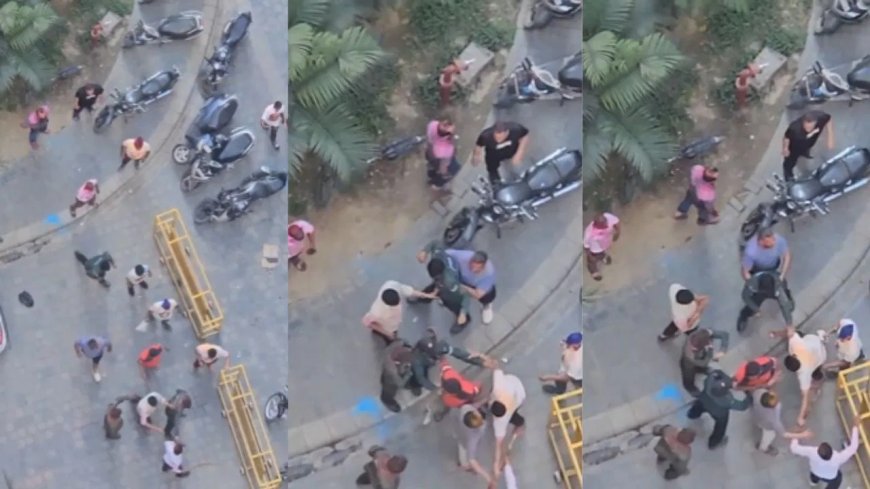 ग्रेटर नोएडा वेस्ट की सोसाइटी में होली के जश्न के दौरान मारपीट, गार्ड्स पर लाठी-डंडों से पीटने का आरोप