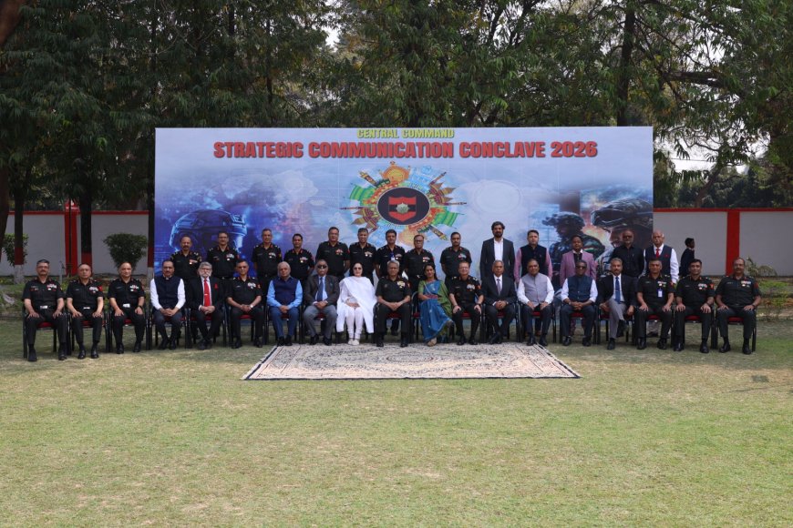 'अब बंदूक नहीं, नैरेटिव्स से लड़े जाएंगे युद्ध' लखनऊ में आयोजित स्ट्रैटेजिक कम्युनिकेशन कॉन्क्लेव में विशेषज्ञों ने लिया हिस्सा