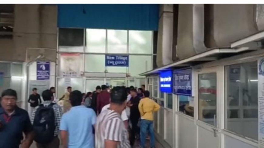 लखनऊ लोहिया अस्पताल में मरीज की मौत पर हंगामा, परिजनों ने की तोड़फोड़ और मारपीट