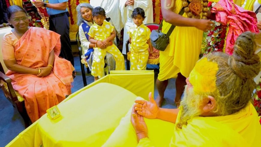 राधे-राधे से हुआ स्वागत… राष्ट्रपति मुर्मू ने प्रेमानंद महाराज को जन्मदिन पर दी बधाई