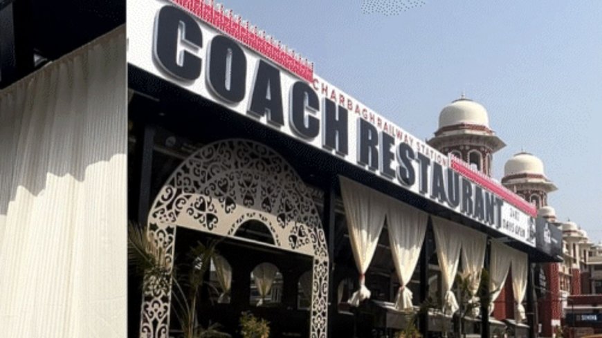 लखनऊ के चारबाग में रेल कोच रेस्टोरेंट पर गैस संकट, कोयले की भट्ठी पर चल रहा काम