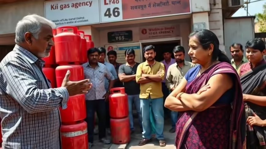 ग्रेटर नोएडा गैस घोटाला 15 सिलिंडर दिखाए डिलिवर, उपभोक्ता को मिले सिर्फ 2, एजेंसी पर कालाबाजारी और मारपीट के आरोप, FIR दर्ज