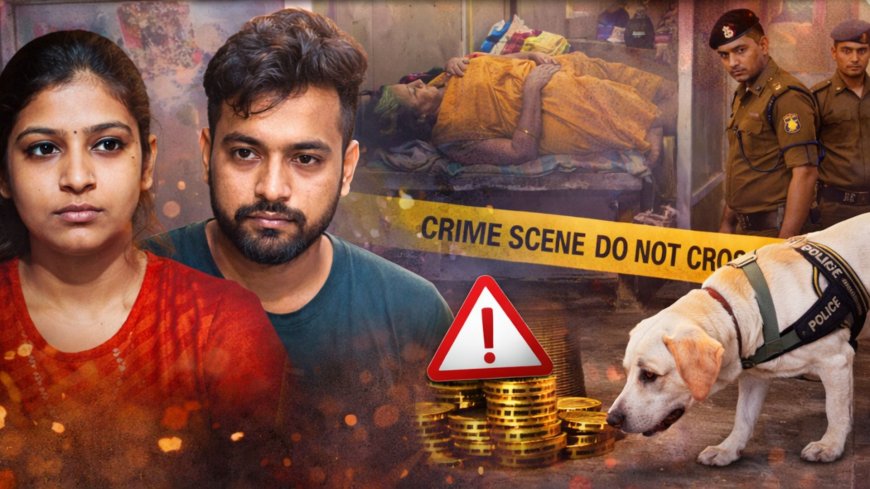 लखनऊ हत्याकांड बहू ने प्रेमी संग मिलकर सास की हत्या, CCTV बंद कर रची साजिश, स्निफर डॉग से खुला राज