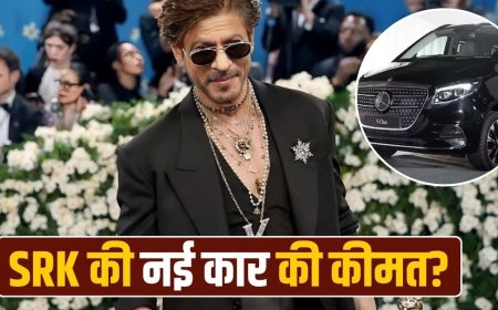 शाहरुख खान ने खरीदी 1.4 करोड़ की नई लग्जरी कार, Mercedes-Benz V-Class ने बटोरी सुर्खियां