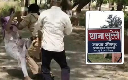 भाई के साथ जा रही बहनों को पुलिसकर्मी नें जमीन पर गिराकर लात-घूंसे बरसाए, सोशल मीडिया पर मचा बवाल