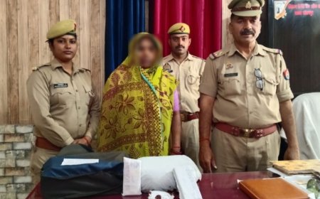 संग्रामपुर पुलिस की बड़ी कार्रवाई, 1.6 किलो गांजा के साथ महिला तस्कर गिरफ्तार