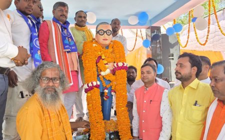 अंबेडकर जयंती पर रुदौली में भव्य जनसभा, विकास योजनाओं और सामाजिक समरसता पर जोर