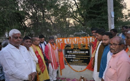 रुदौली में सड़क निर्माण को मिली रफ्तार, विधायक ने किया 2.15 किमी सड़क का भूमि पूजन