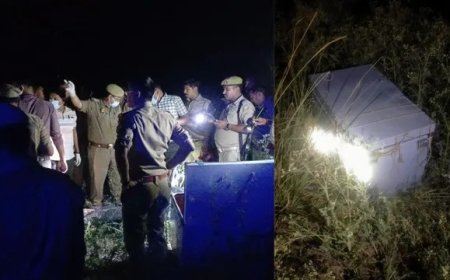 कौशांबी में हाईवे किनारे बक्से में महिला का शव मिलने से सनसनी, हत्या की आशंका