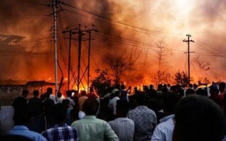 लखनऊ के विकास नगर में भीषण अग्निकांड, दो मासूम बहनों की जलकर मौत