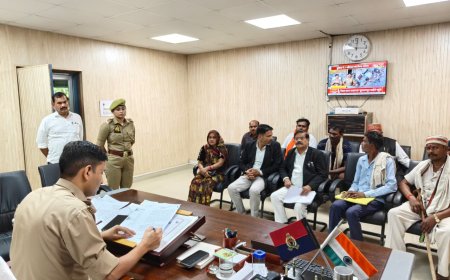 कौशांबी में पुलिस अधीक्षक की जनसुनवाई, शिकायतों के त्वरित और निष्पक्ष निस्तारण के सख्त निर्देश