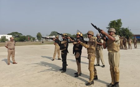 कौशांबी में पुलिस की हाई-इंटेंसिटी बलवा ड्रिल, दंगा नियंत्रण की तैयारियों का हुआ अभ्यास