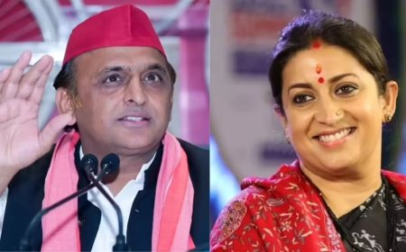 अखिलेश के बयान पर भड़कीं स्मृति ईरानी, बोलीं- हिम्मत है तो गोरखपुर से लड़कर दिखाओ चुनाव