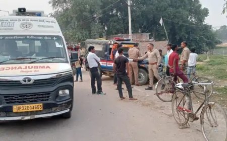 कौशांबी में जमीन विवाद ने लिया हिंसक रूप, चौराहे पर चले ईंट-पत्थर