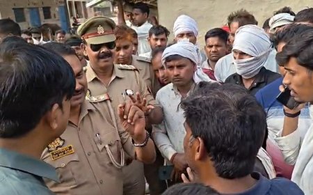 कौशांबी हत्याकांड पर बवाल: 24 घंटे बाद भी अंतिम संस्कार नहीं, आरोपियों की गिरफ्तारी को लेकर अड़े परिजन